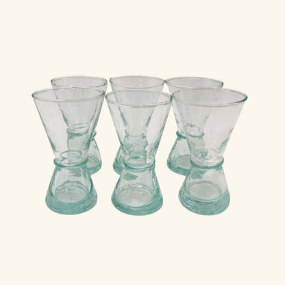 Set of 6 Moroccan Wine Glasses