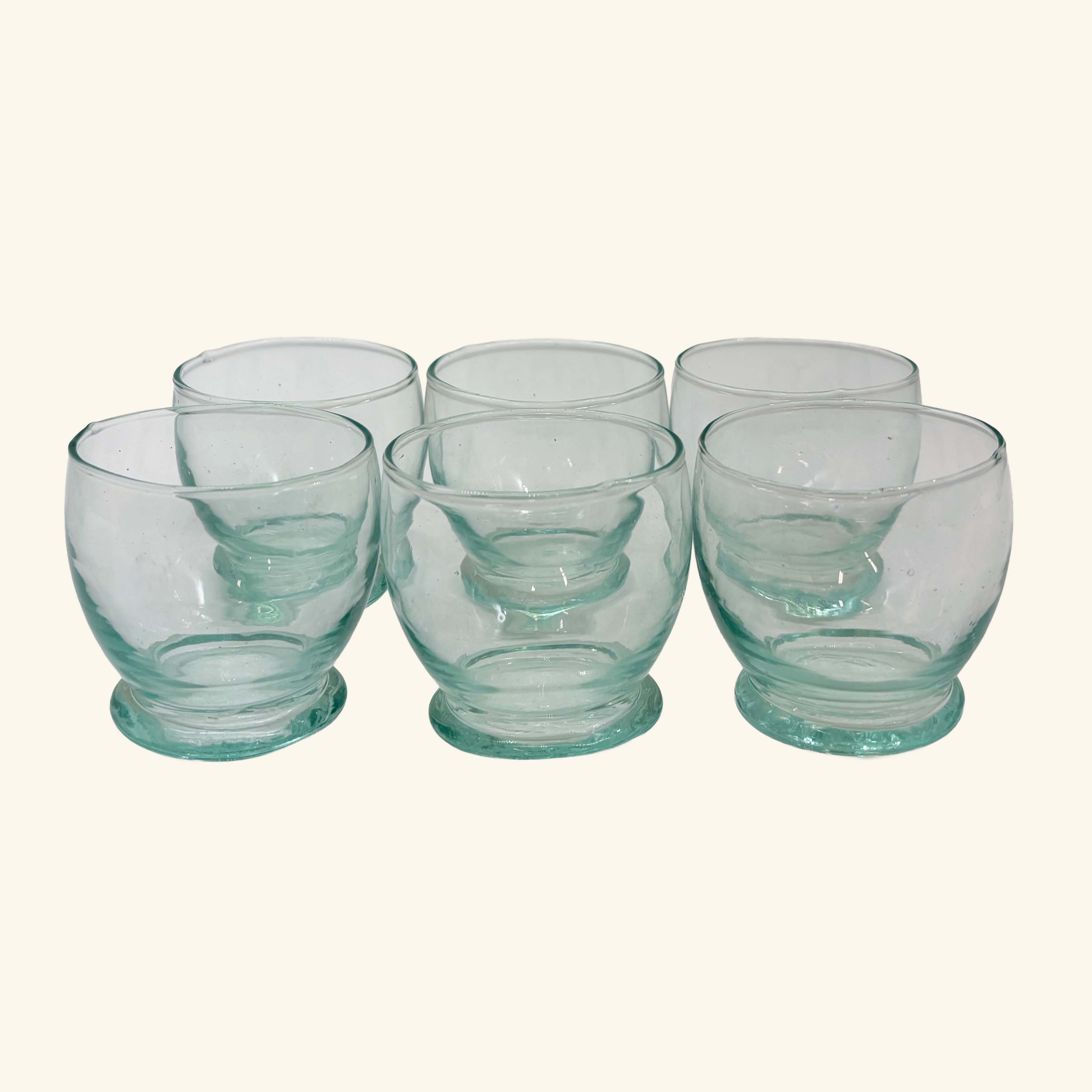 Set of 6 Round Moroccan Glasses
