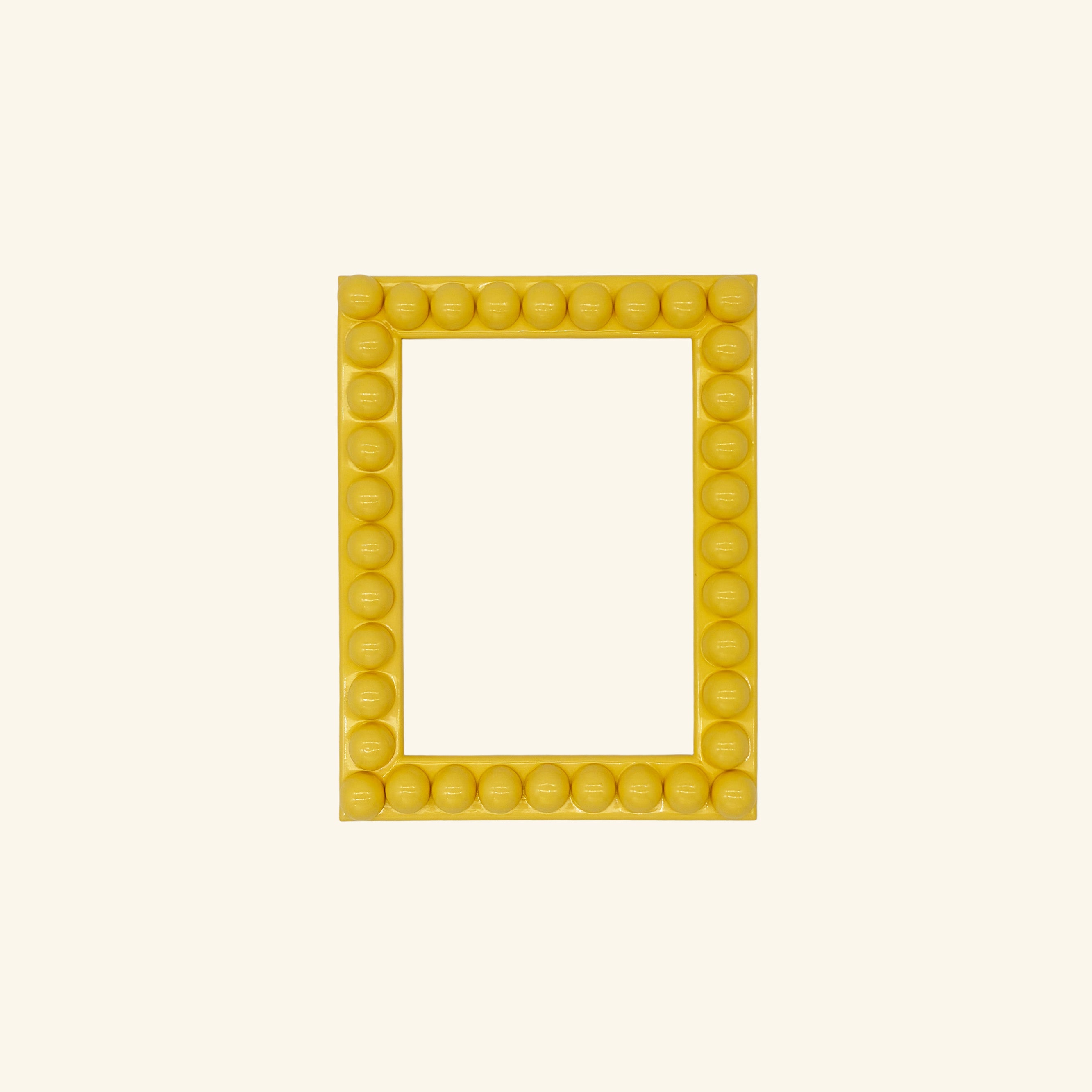 Painted Lacquered Bobbin Picture Frame