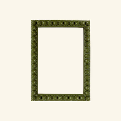 Painted Lacquered Bobbin Picture Frame