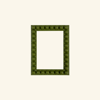 Painted Lacquered Bobbin Picture Frame