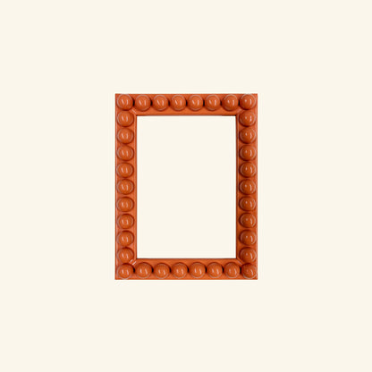 Painted Lacquered Bobbin Picture Frame