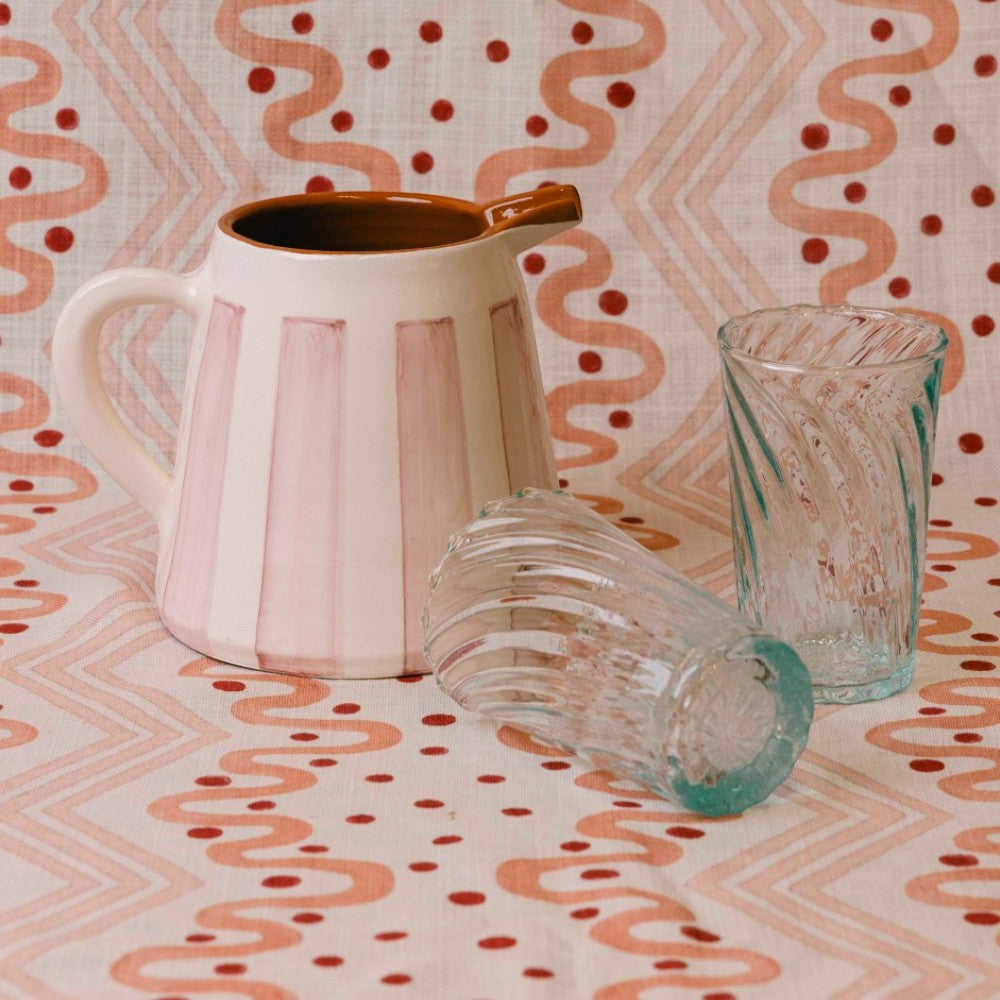 Bold Stripe Pitcher