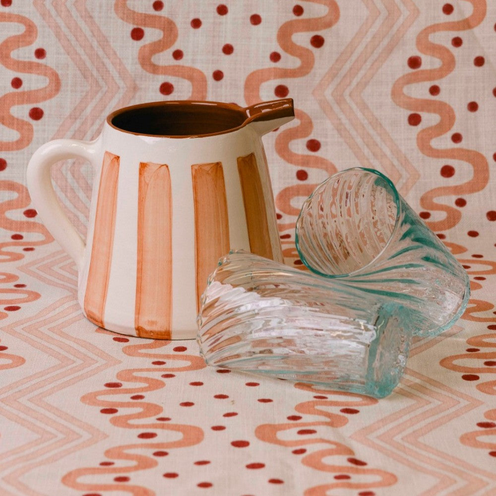 Bold Stripe Pitcher