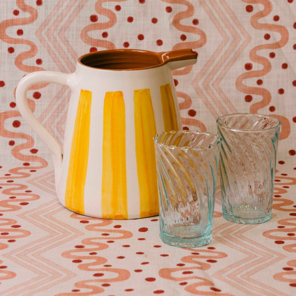 Bold Stripe Pitcher