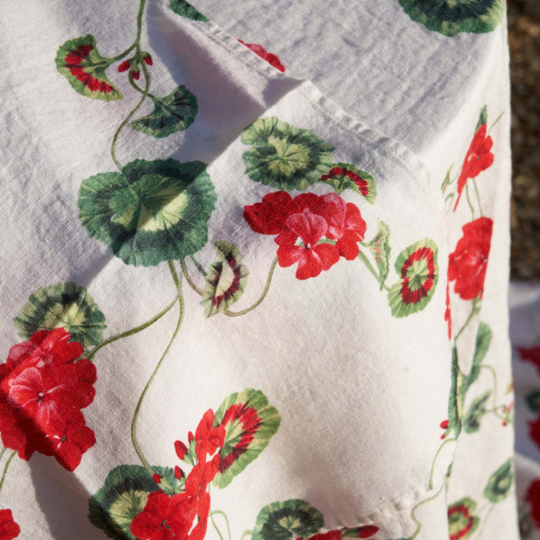 Geranium Linen Napkin By Hope