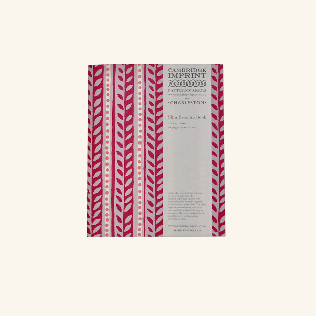 Charleston Border Exercise Book