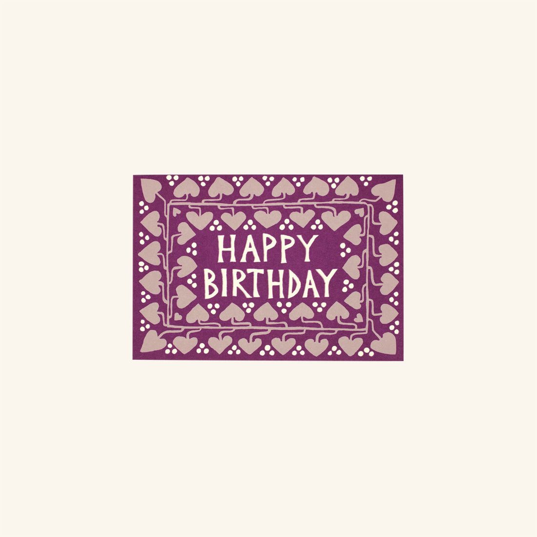 Hearts Happy Birthday Card
