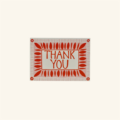 Pack of 10 Cards Thank You Neon