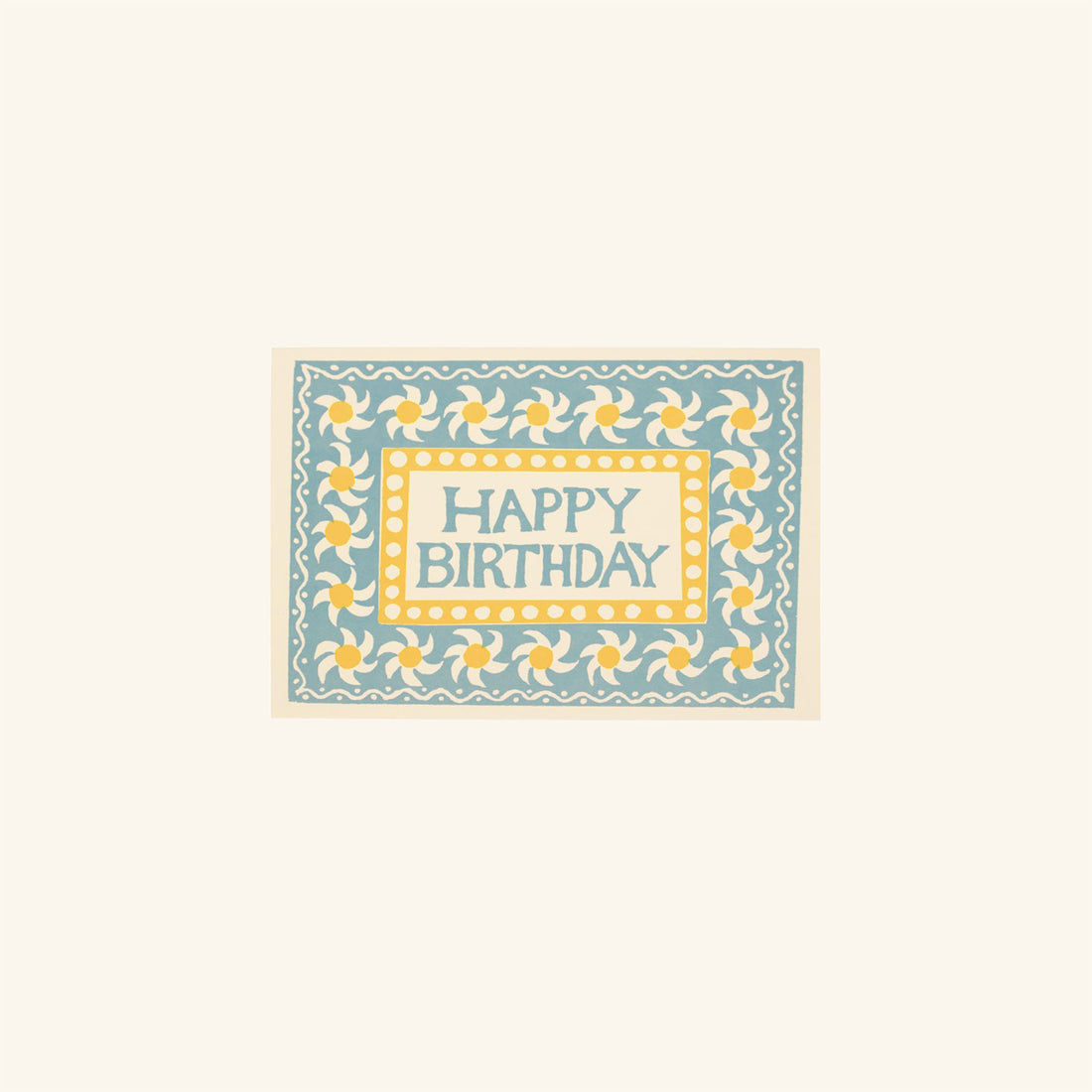 Springtime Happy Birthday Card