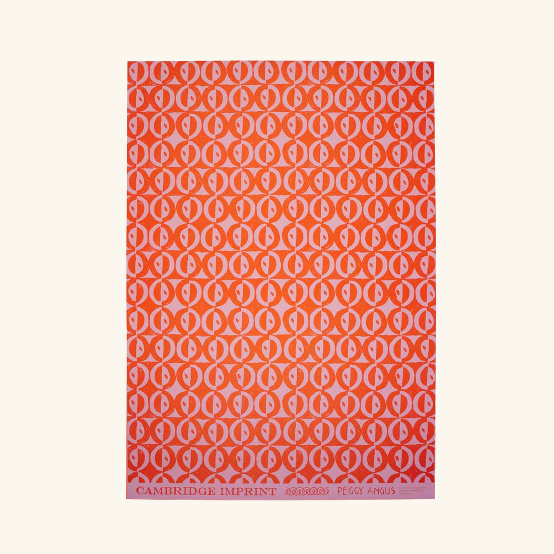 Circles and Dots by Peggy Angus Wrapping Paper