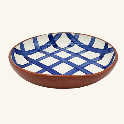 Large Gingham Bowl