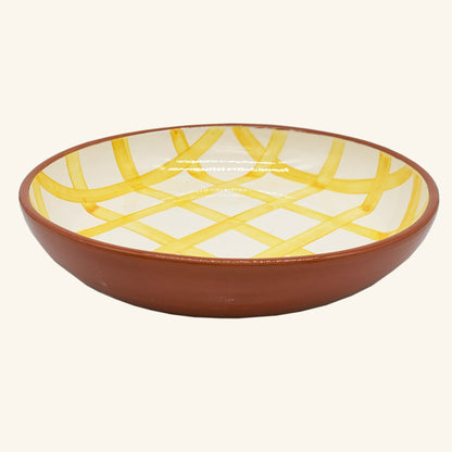 Large Gingham Bowl