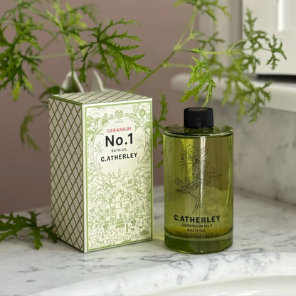 No. 1 Geranium Bath Oil C.Atherley London