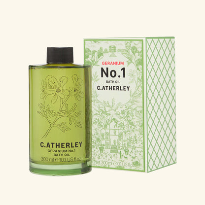 No. 1 Geranium Bath Oil C.Atherley London