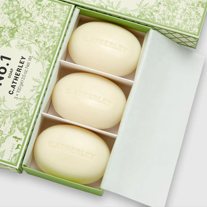 No. 1 Geranium Soap Trio