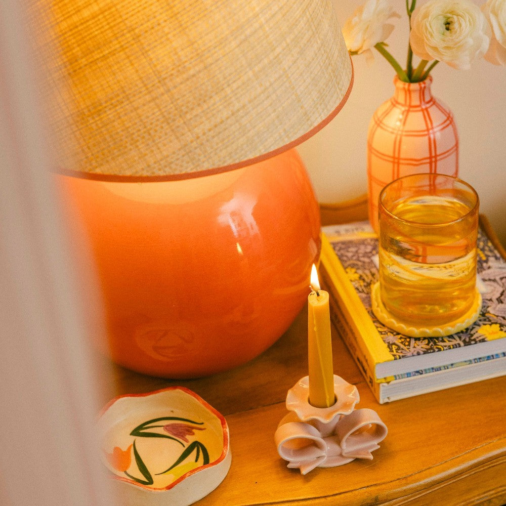 Ceramic Sphere Lamp Base