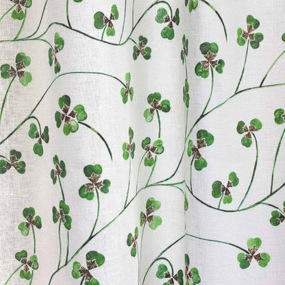 Lucky Leaf Fabric by Kate Hawkins