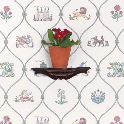 Heraldic Wallpaper by Fee Greening