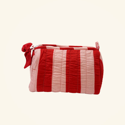 Wide Stripe Wash Bag