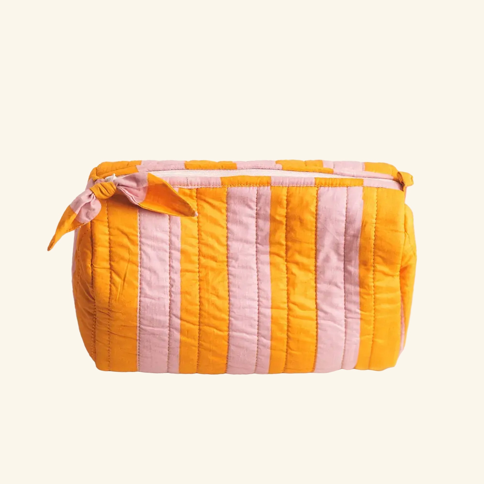 Wide Stripe Wash Bag