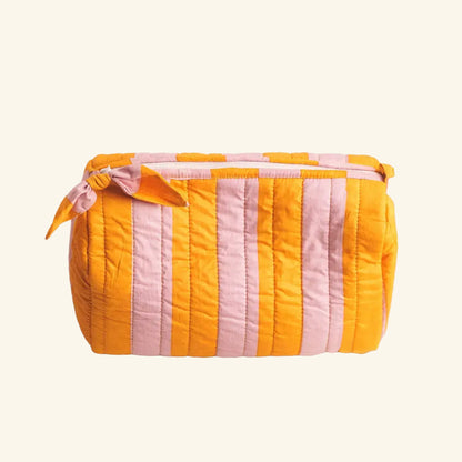 Wide Stripe Wash Bag