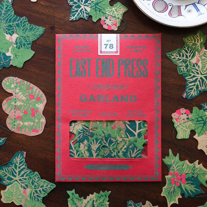 Holly and Ivy Sewn Garland