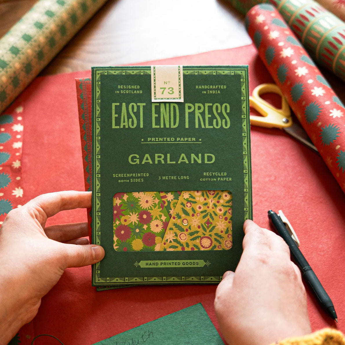 Midcentury Trees Sewn Garland