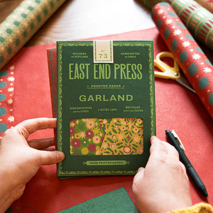 Midcentury Trees Sewn Garland