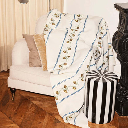 Floral Stripe Fabric