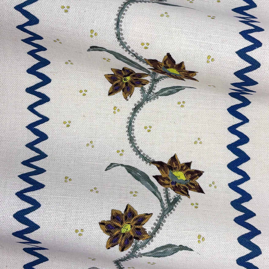 Floral Stripe Fabric