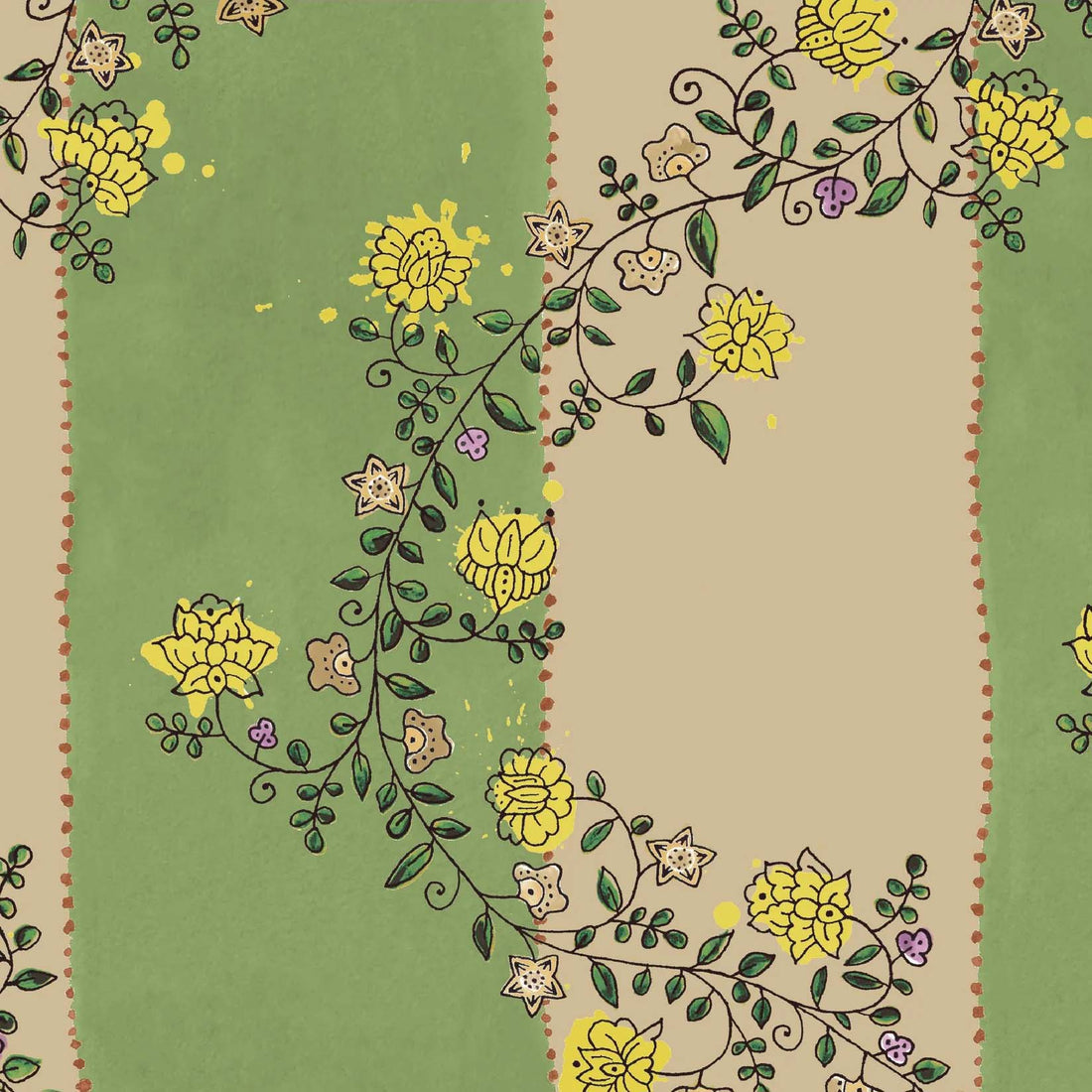 Vine Blots Wallpaper