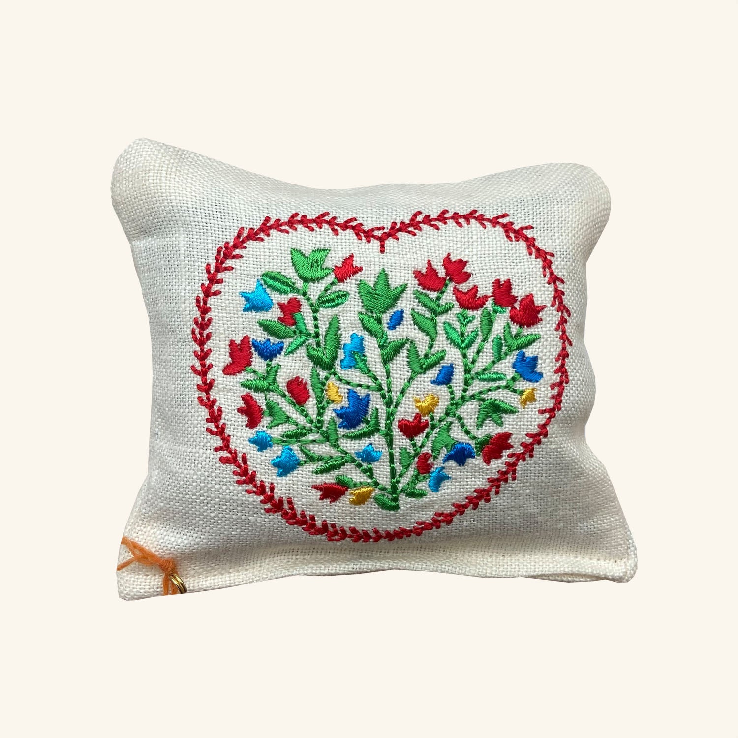 Embroidered Lavender Bag
