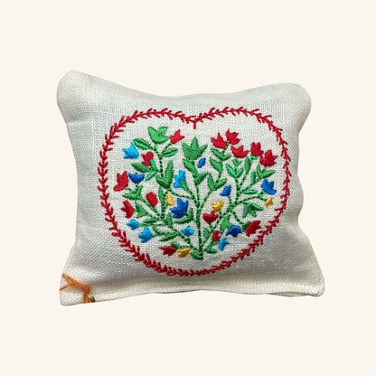 Embroidered Lavender Bag