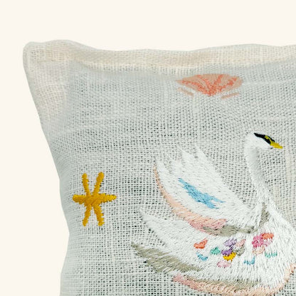 Embroidered Lavender Bag