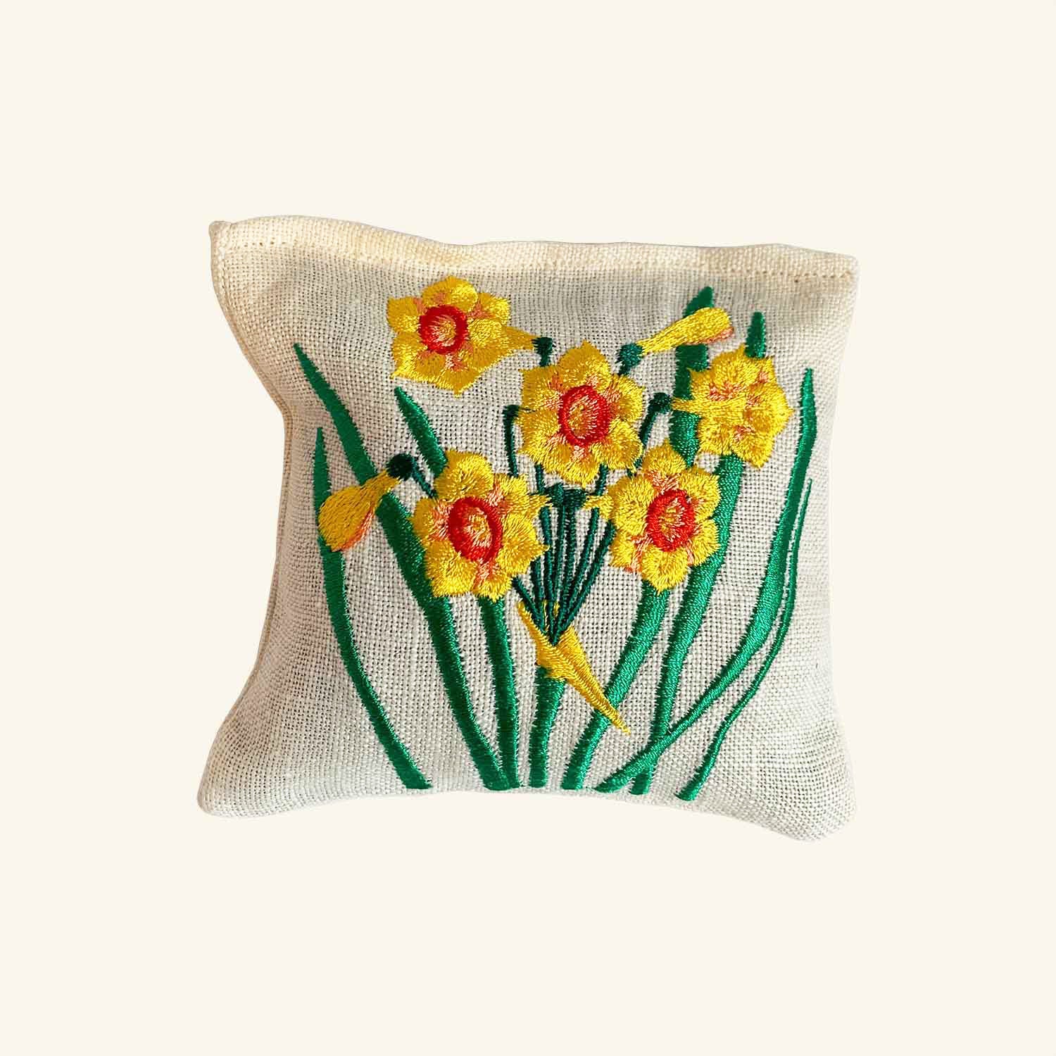 Embroidered Lavender Bag