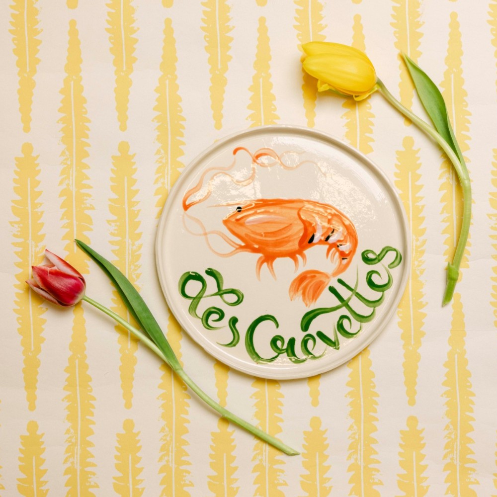 Les Crevettes Plate