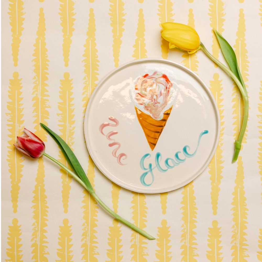 Une Glace Plate