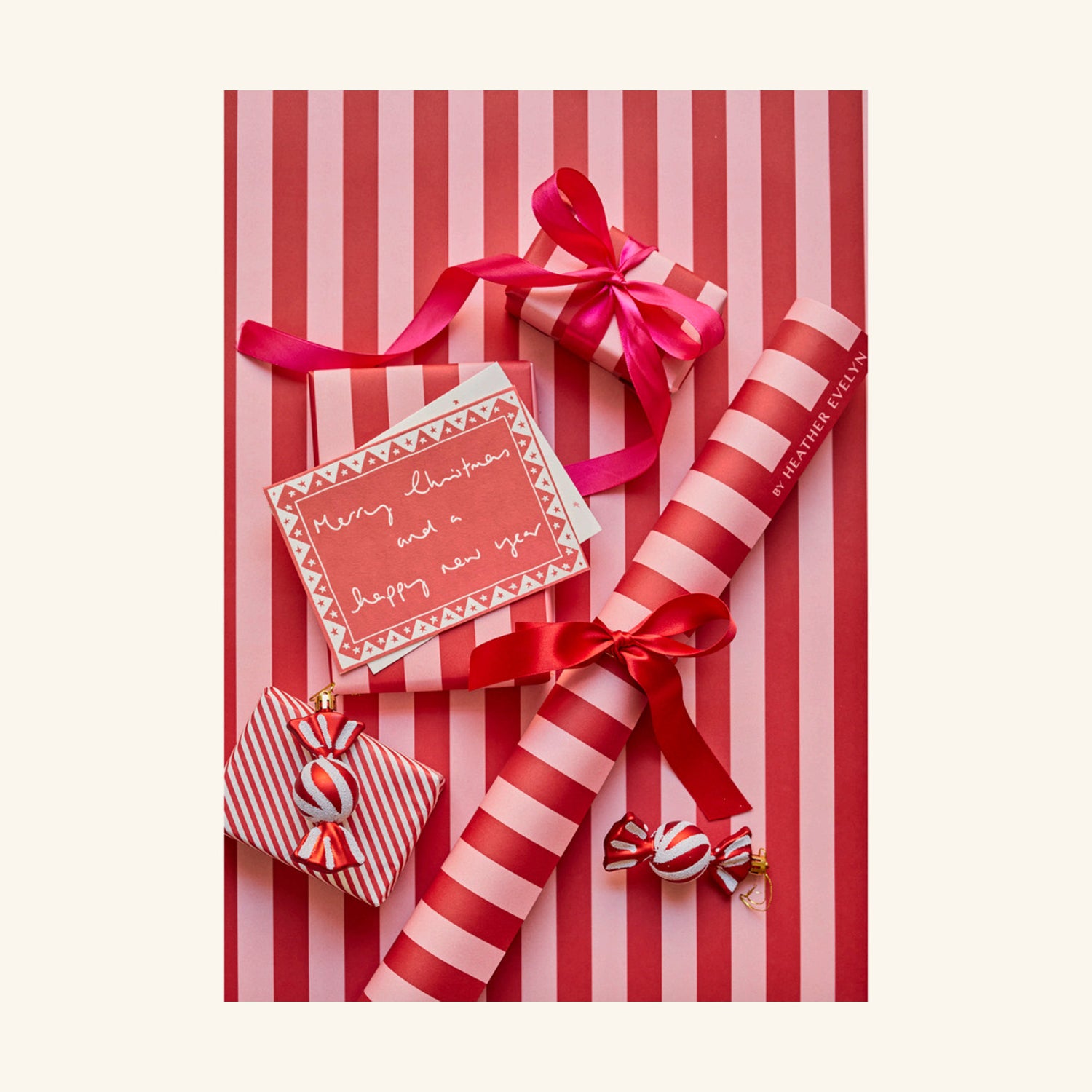 Classic Stripe Gift Wrap Heather Evelyn