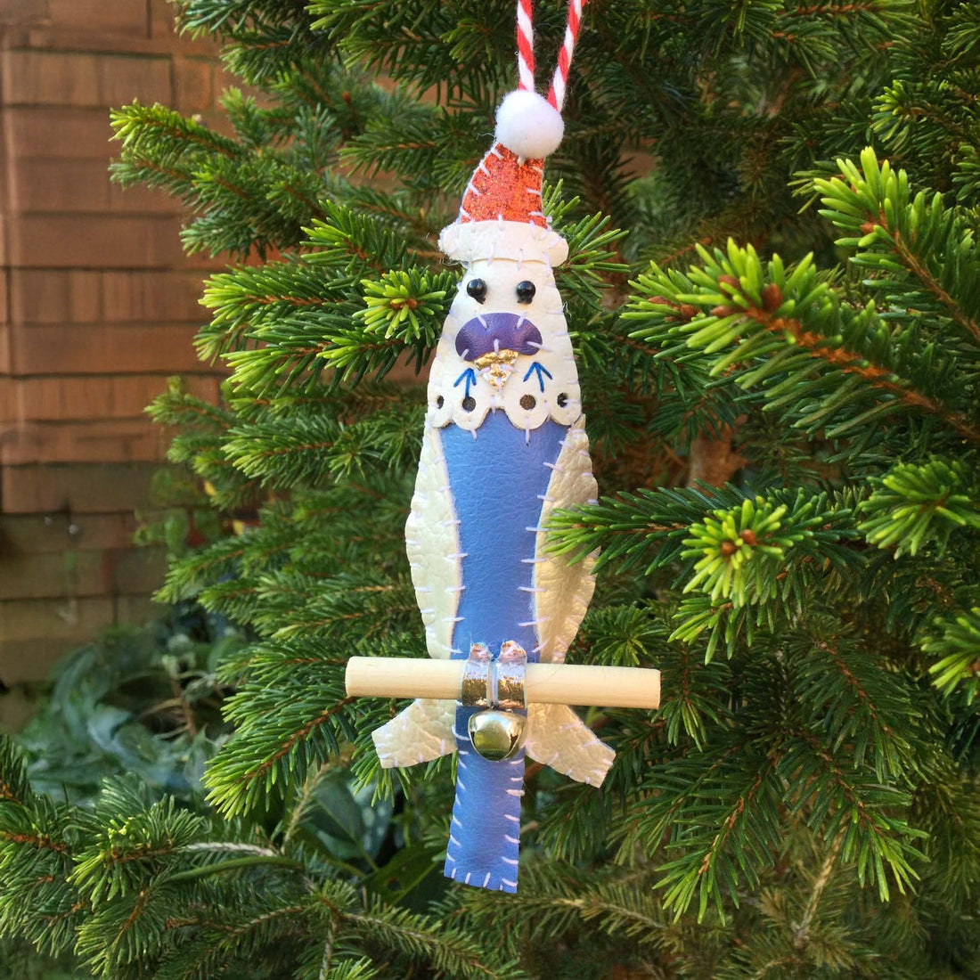 Budgerigar Christmas Decoration