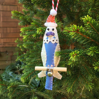 Budgerigar Christmas Decoration