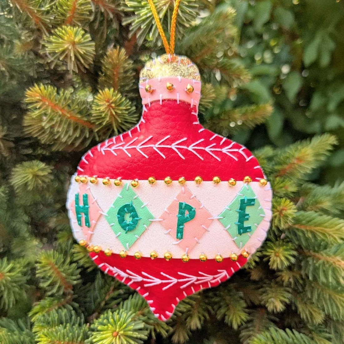 Hope Bauble Christmas Decoration