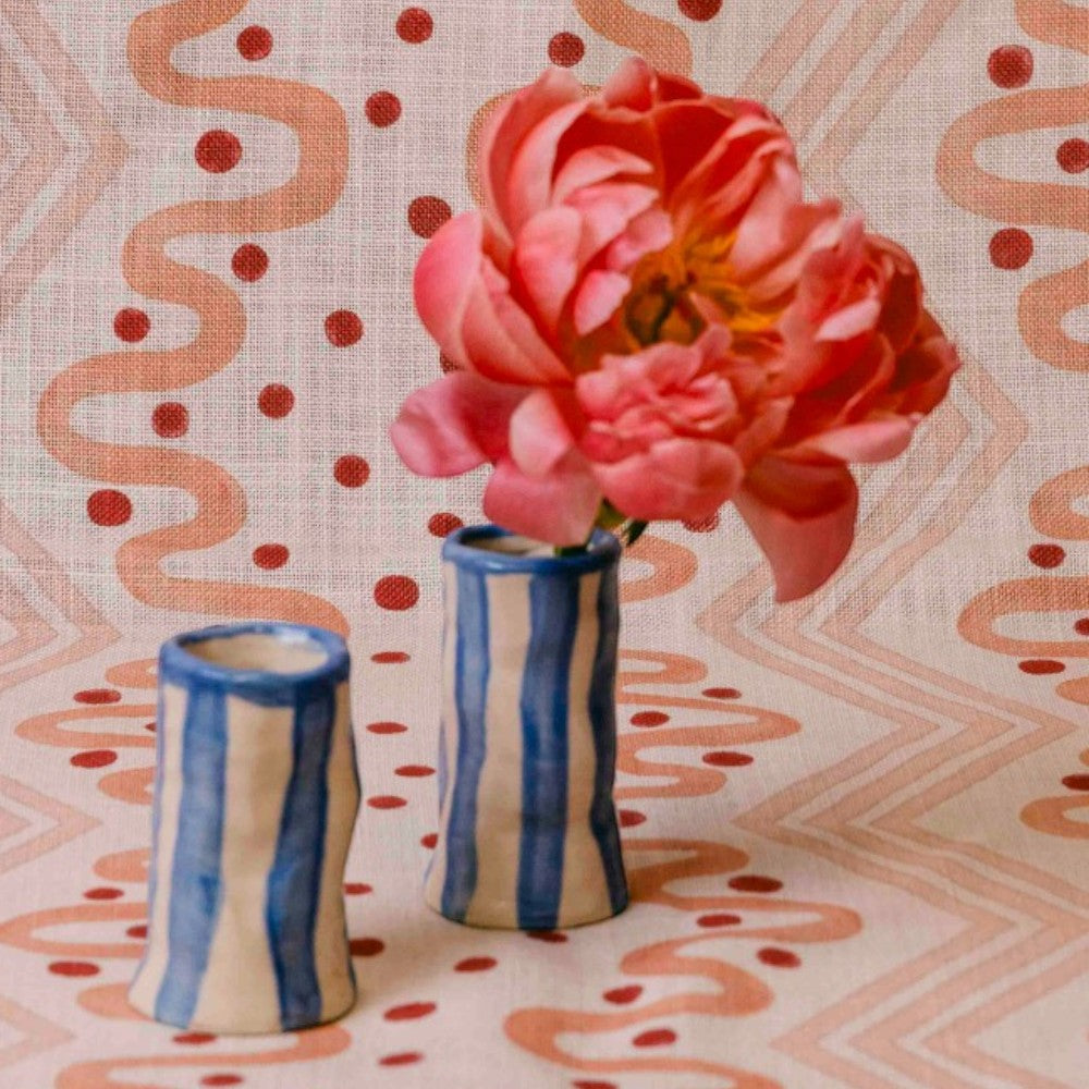 Candy Stripe Bud Vase