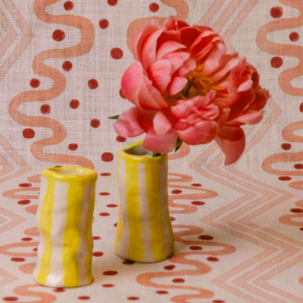Candy Stripe Bud Vase