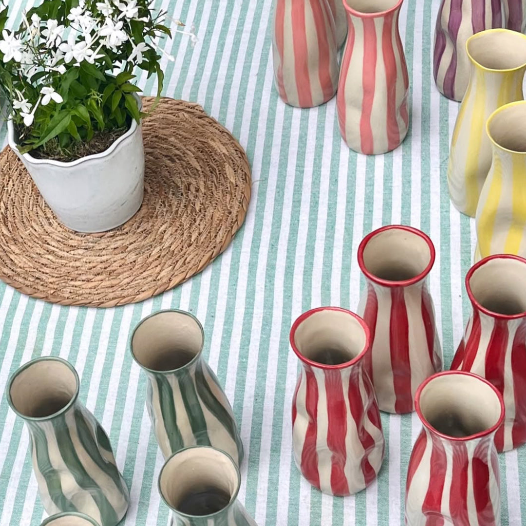 Candy Stripe Vase