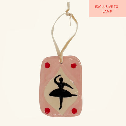 Ceramic Christmas Dancer Ornament
