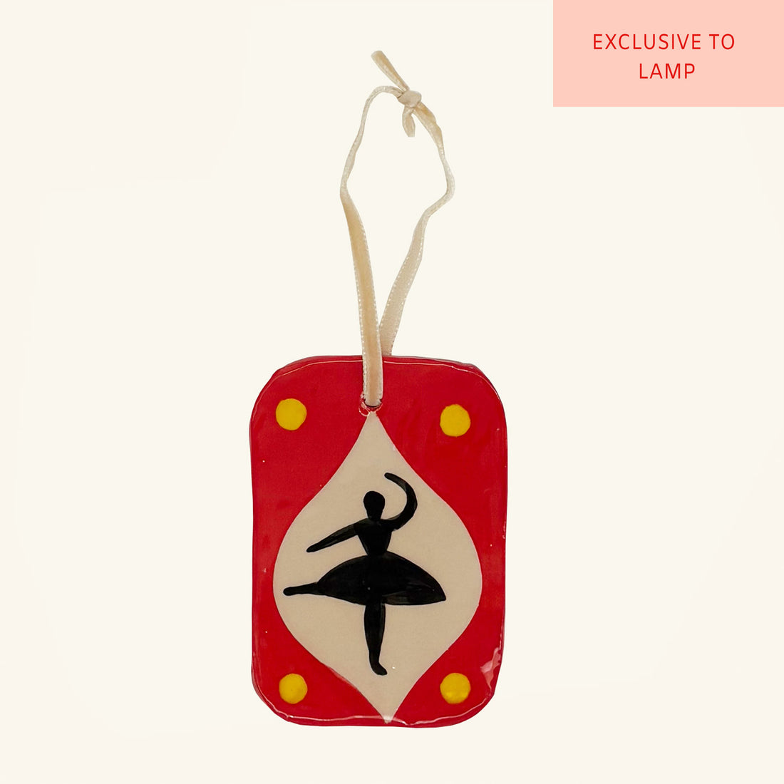Ceramic Christmas Dancer Ornament
