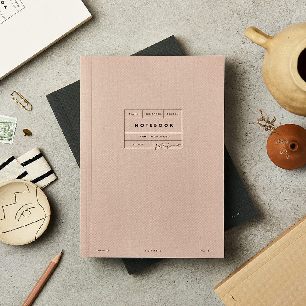 Blank Flat Lay Notebook