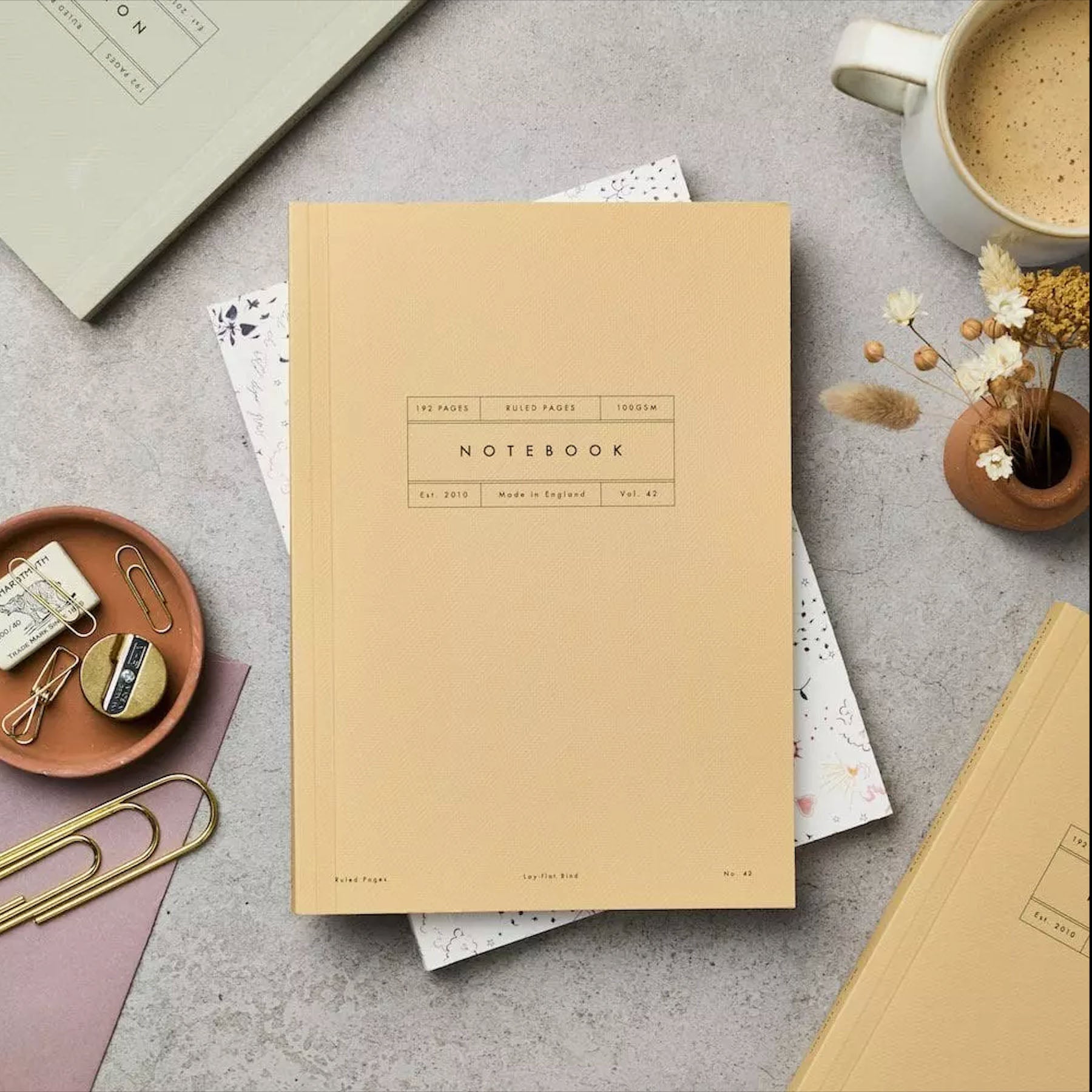 Ruled Flat Lay Notebook