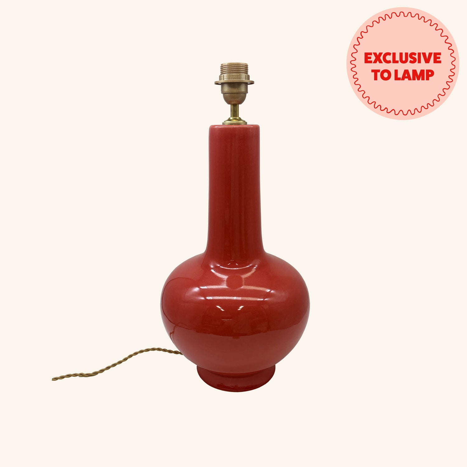 Ceramic Bulb Lamp Base LAMP LDN